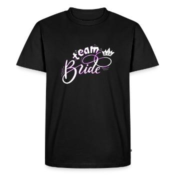 Bride bride wedding stag party bridesmaid party stag party - Men's Premium Organic T-Shirt - black - Front - Nico (187cm)