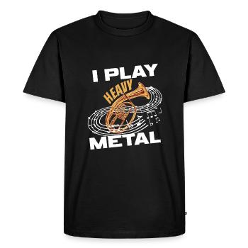 Tuba saying - Men's Premium Organic T-Shirt - black - Front - Nico (187cm)