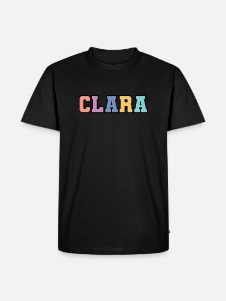 Nom - Clara - T-shirt Premium bio Homme - noir