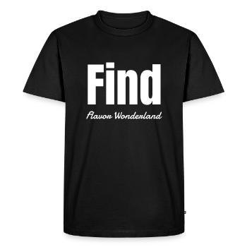 Une cuisine magique présente des découvertes passionnantes - T-shirt Premium bio Homme - noir - Devant - Nico (187cm)