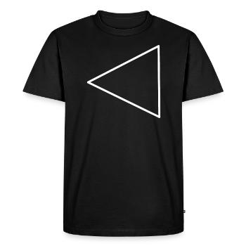 Triangle - T-shirt Premium bio Homme - noir - Devant - Nico (187cm)