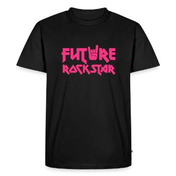 future rock star - Men's Premium Organic T-Shirt - black - Front - Nico (187cm)