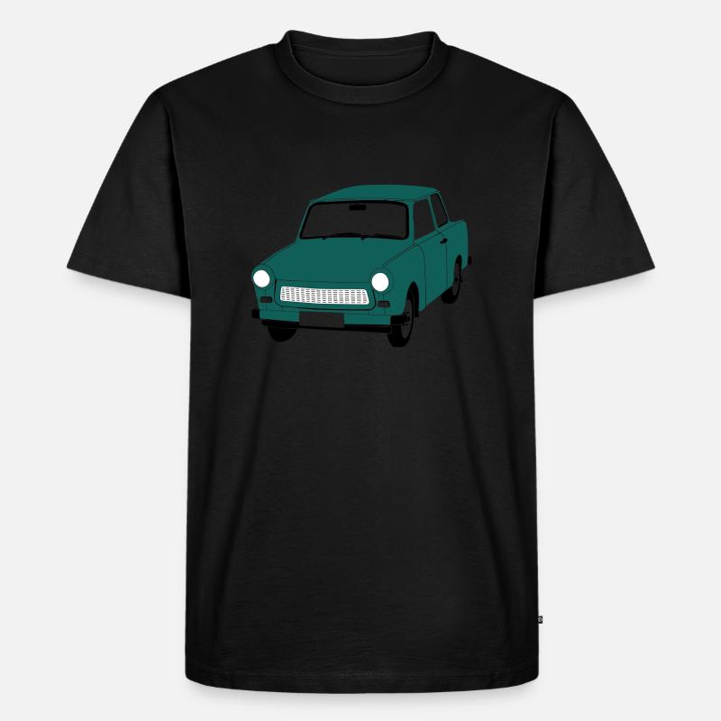 Auto - Männer Premium Bio T-Shirt - Schwarz