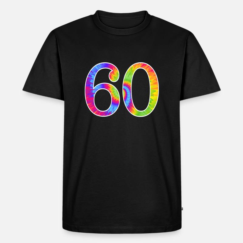 Nummer - Männer Premium Bio T-Shirt - Schwarz