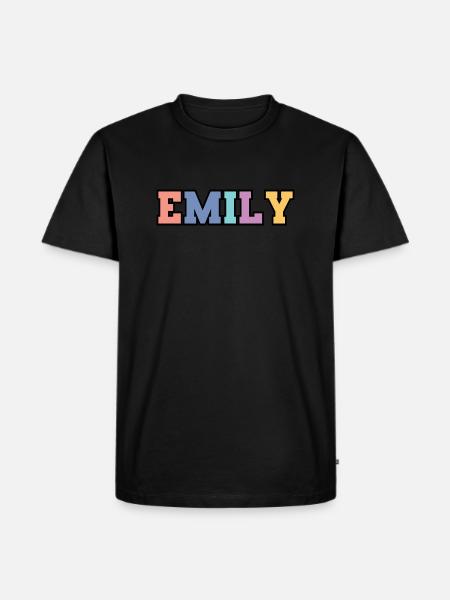 Nom - Emily - T-shirt Premium bio Homme - noir