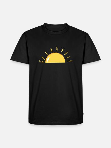 Sunshine - Men's Premium Organic T-Shirt - black