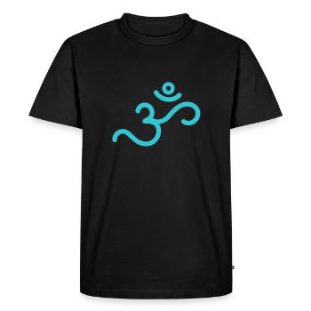OM 17 - Men's Premium Organic T-Shirt - black - Front - Nico (187cm)
