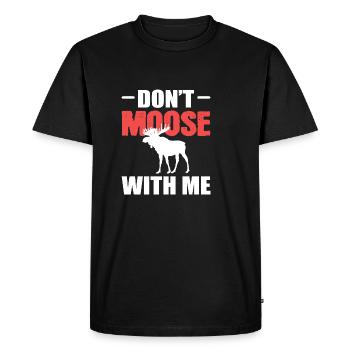 Not Moose Hunter Poison - Men's Premium Organic T-Shirt - black - Front - Nico (187cm)