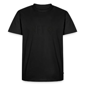 NFT Ethereum - T-shirt Premium bio Homme - noir - Devant - Nico (187cm)