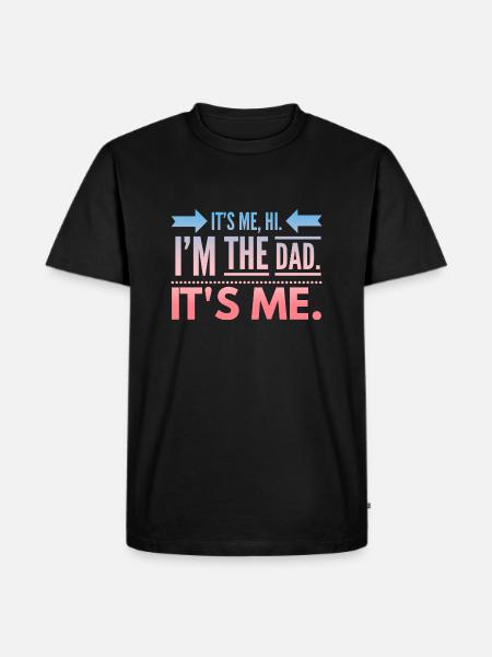 Funny Dad Fathers day - Men's Premium Organic T-Shirt - black