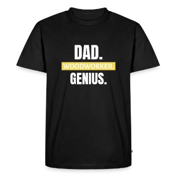 Artisan bricoleur Artisan Artisan Outil Construction - T-shirt Premium bio Homme - noir - Devant - Nico (187cm)