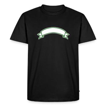 Banner - Men's Premium Organic T-Shirt - black - Front - Nico (187cm)
