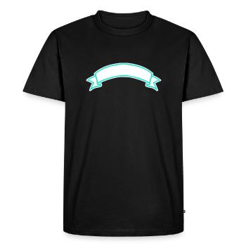 Banner - Men's Premium Organic T-Shirt - black - Front - Nico (187cm)