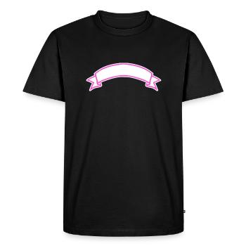 Banner - Men's Premium Organic T-Shirt - black - Front - Nico (187cm)