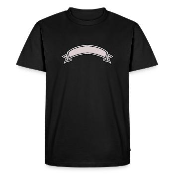 Banner - Men's Premium Organic T-Shirt - black - Front - Nico (187cm)