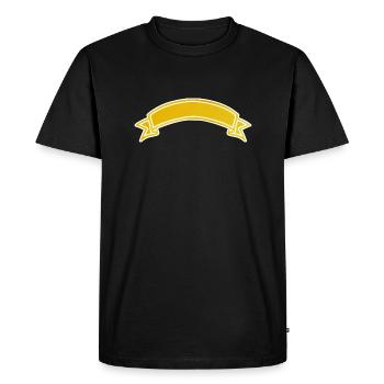 Banner - Men's Premium Organic T-Shirt - black - Front - Nico (187cm)