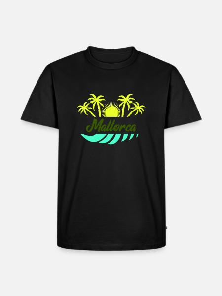 Majorca - Men's Premium Organic T-Shirt - black