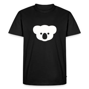 koala - T-shirt Premium bio Homme - noir - Devant - Nico (187cm)