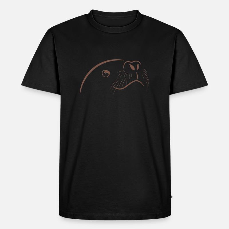 Dichtung Geschenk Spruch - Männer Premium Bio T-Shirt - Schwarz