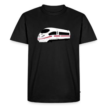 Shinkansen - T-shirt Premium bio Homme - noir - Devant - Nico (187cm)