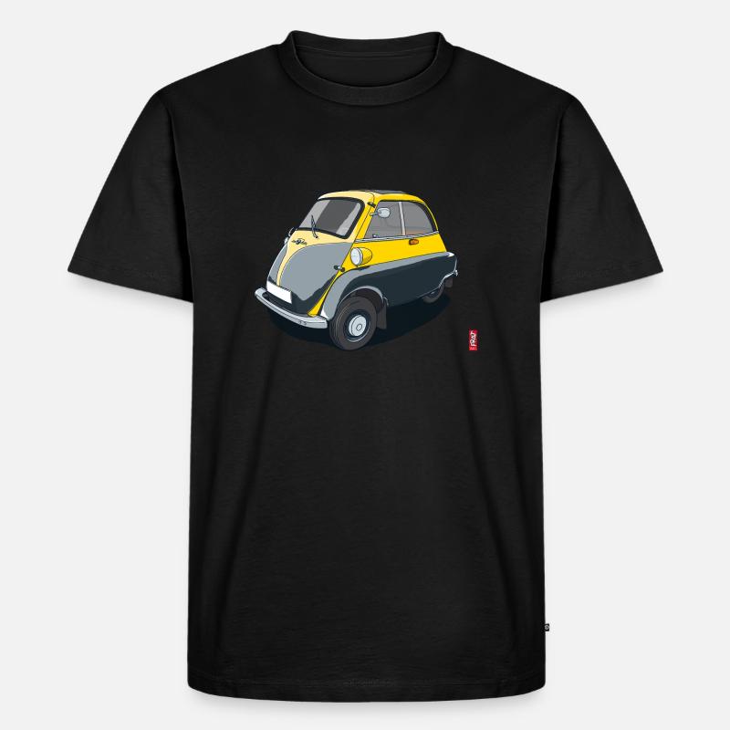 Oldtimer Isetta - Männer Premium Bio T-Shirt - Schwarz
