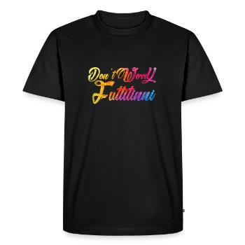 Ne vous inquiétez pas Futtitinni - T-shirt Premium bio Homme - noir - Devant - Nico (187cm)