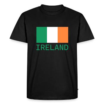 ireland - Men's Premium Organic T-Shirt - black - Front - Nico (187cm)