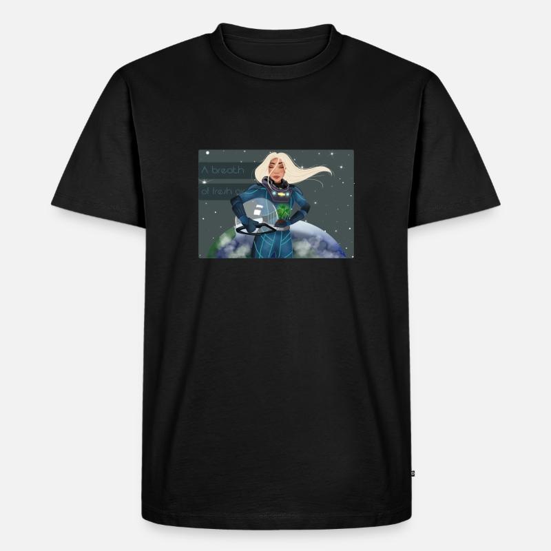 Freshair - Männer Premium Bio T-Shirt - Schwarz