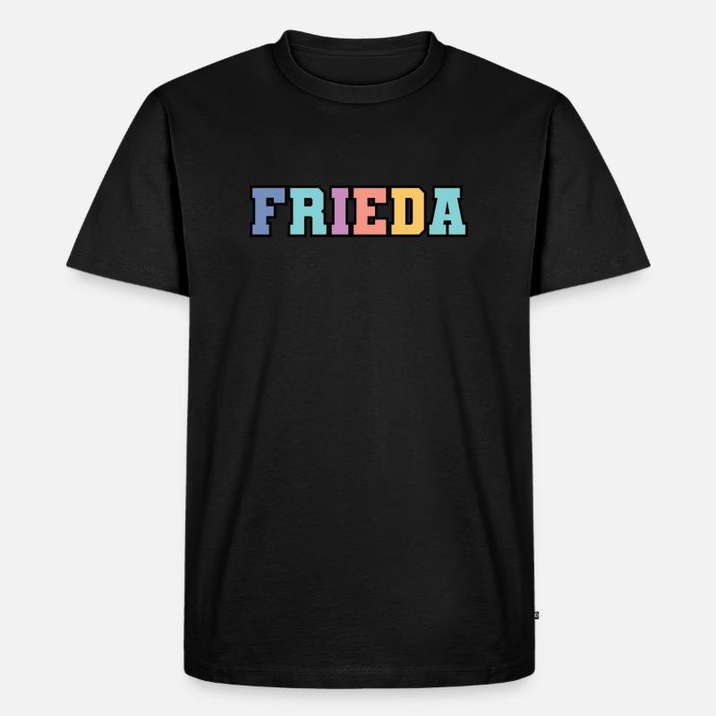 Name - Frieda - Männer Premium Bio T-Shirt - Schwarz