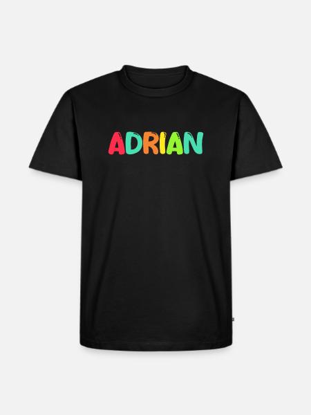 Nom - Adrian - T-shirt Premium bio Homme - noir