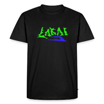 Lakai sharp - Men's Premium Organic T-Shirt - black - Front - Nico (187cm)