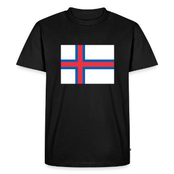 Féroé (îles) - T-shirt Premium bio Homme - noir - Devant - Nico (187cm)
