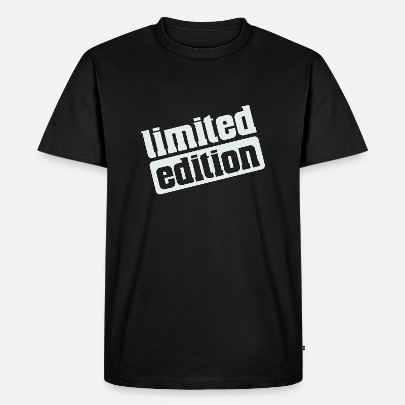 limited edition - Männer Premium Bio T-Shirt - Schwarz