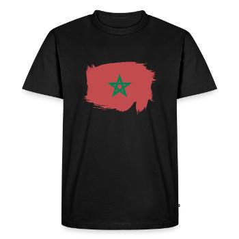 Morocco - T-shirt Premium bio Homme - noir - Devant - Nico (187cm)
