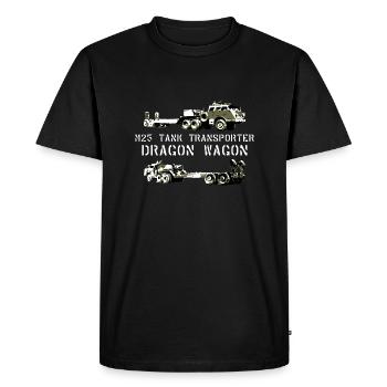 AVM Dragon Wagon M25 TANK TRANSPORTER US WWII - Men's Premium Organic T-Shirt - black - Front - Nico (187cm)