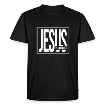 jesus christus jesusfreak salvation army FAITH - Men's Premium Organic T-Shirt - black - Front - Nico (187cm)