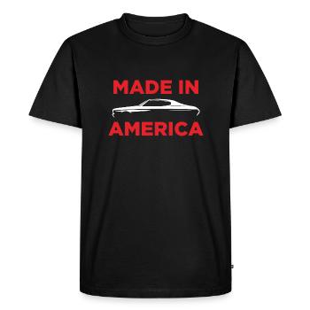 CHEVELLE MADE IN AMERICA - T-shirt Premium bio Homme - noir - Devant - Nico (187cm)