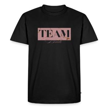 Team bride rose gold-équipe de la mariée - T-shirt Premium bio Homme - noir - Devant - Nico (187cm)