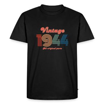 Vintage 1944 all original parts - T-shirt Premium bio Homme - noir - Devant - Nico (187cm)