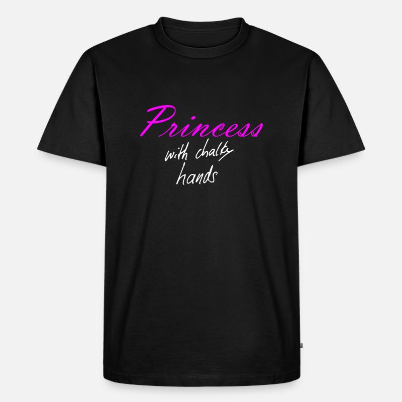 Princess - Männer Premium Bio T-Shirt - Schwarz