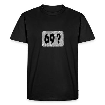 69 - T-shirt Premium bio Homme - noir - Devant - Nico (187cm)