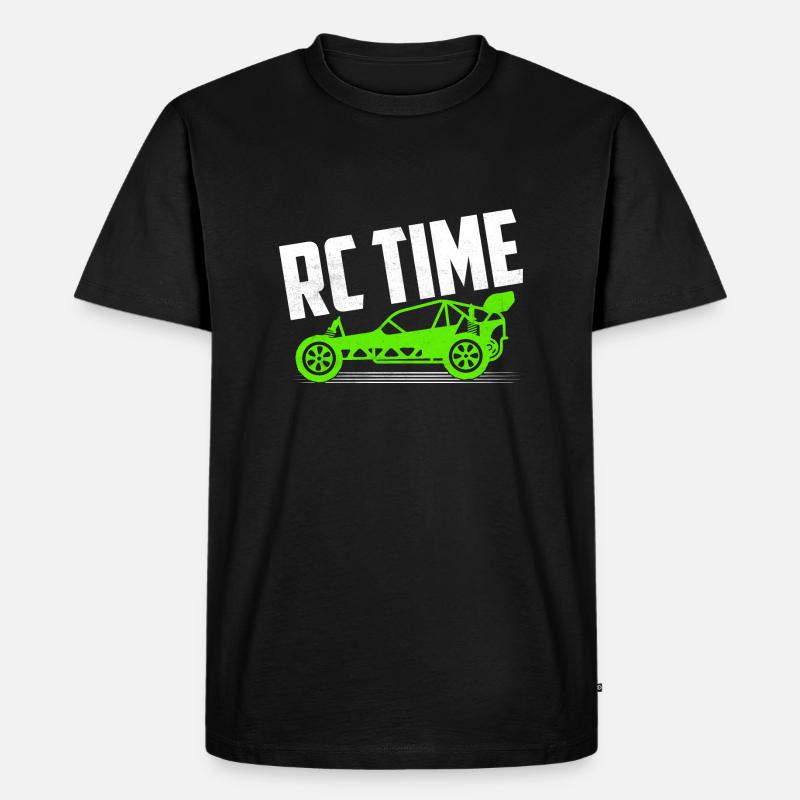 RC Time Model Voiture Télécommande - T-shirt Premium bio Homme - noir