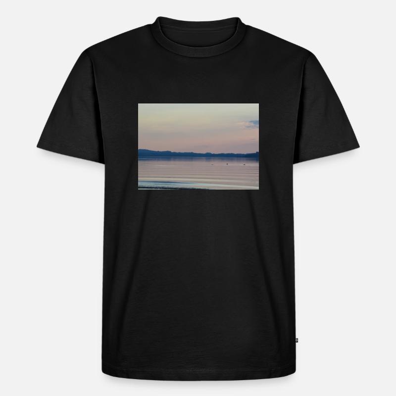 Chiemgau - Männer Premium Bio T-Shirt - Schwarz