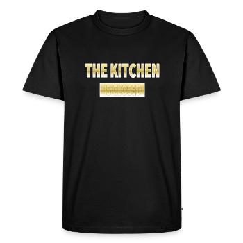 Kitchen - Men's Premium Organic T-Shirt - black - Front - Nico (187cm)