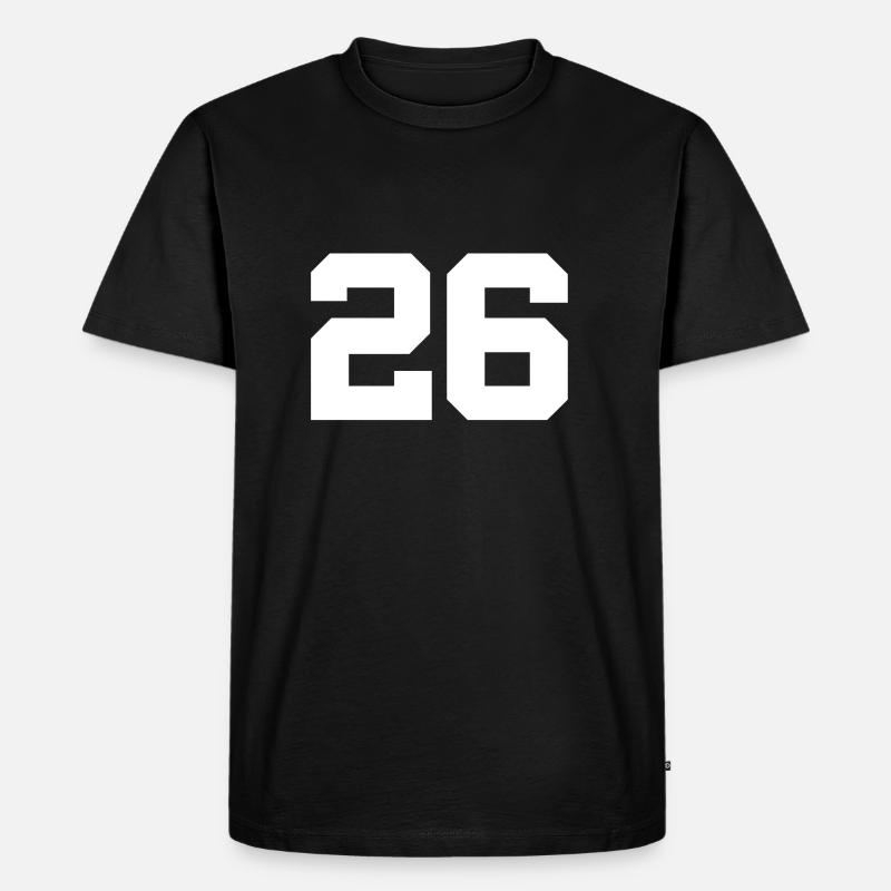 26 - T-shirt Premium bio Homme - noir