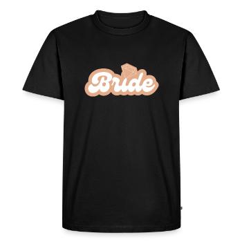 Bride - T-shirt Premium bio Homme - noir - Devant - Nico (187cm)