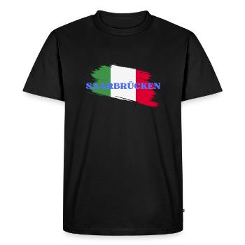 Sarrebruck - T-shirt Premium bio Homme - noir - Devant - Nico (187cm)
