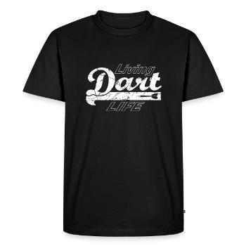 jeu de fléchettes - T-shirt Premium bio Homme - noir - Devant - Nico (187cm)