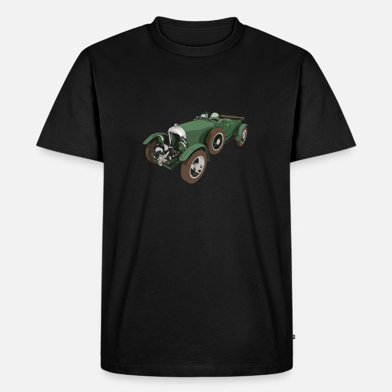 Schöner Oldtimer, Auto, KFZ - Männer Premium Bio T-Shirt - Schwarz