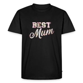 meilleure maman - T-shirt Premium bio Homme - noir - Devant - Nico (187cm)
